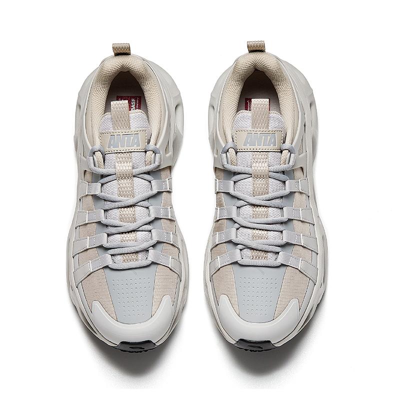Anta Light Trace Casual Shoes Men sneaker Fog-Gray 112618802-4