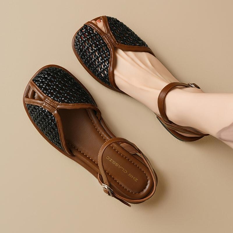 

Fashion Women Fashion Sandals Casual Heeled Shoes Walking Cozy Shoes Woman Slippers 2025 New Trend Brand Summer Dress Female Zapatillas 40 чёрный