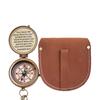 Retro Compass Storage Bag Multifunctional Pocket Watch Protective Leather Case Outdoor Survival Tool Leather Case