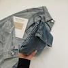 Denim Shoulder Bag Large Capacity Messenger Bag Women's Messenger Bag