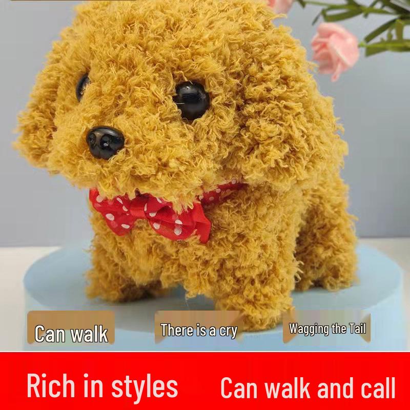 2025 Educational Plush Dog Toy: Walks & Barks for Children