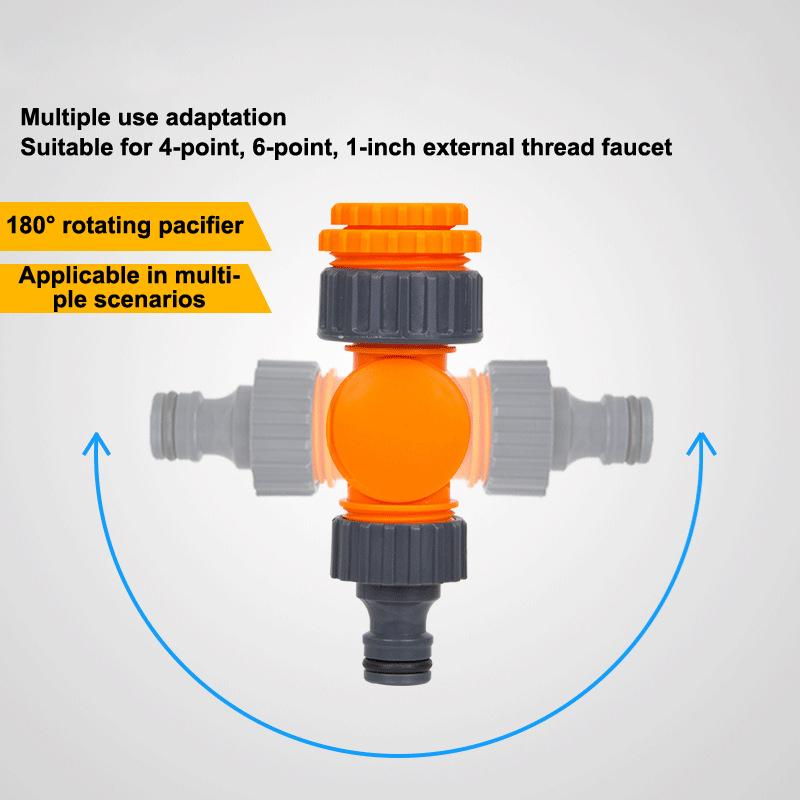 Gartenschlauchverbinder, 1/2 Zoll Wasserhahnadapter, Kunststoff Schnellkupplung Klickverschluss für Bewässerung