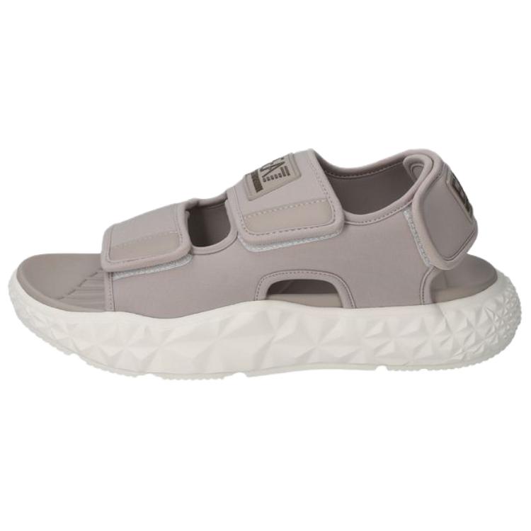 

Emporio Armani EA7 Пляжные сандалии с двойным ремешком, украшенные логотипом, на толстой подошве 4 см, мужские, серые XBR004XK449D145 39
