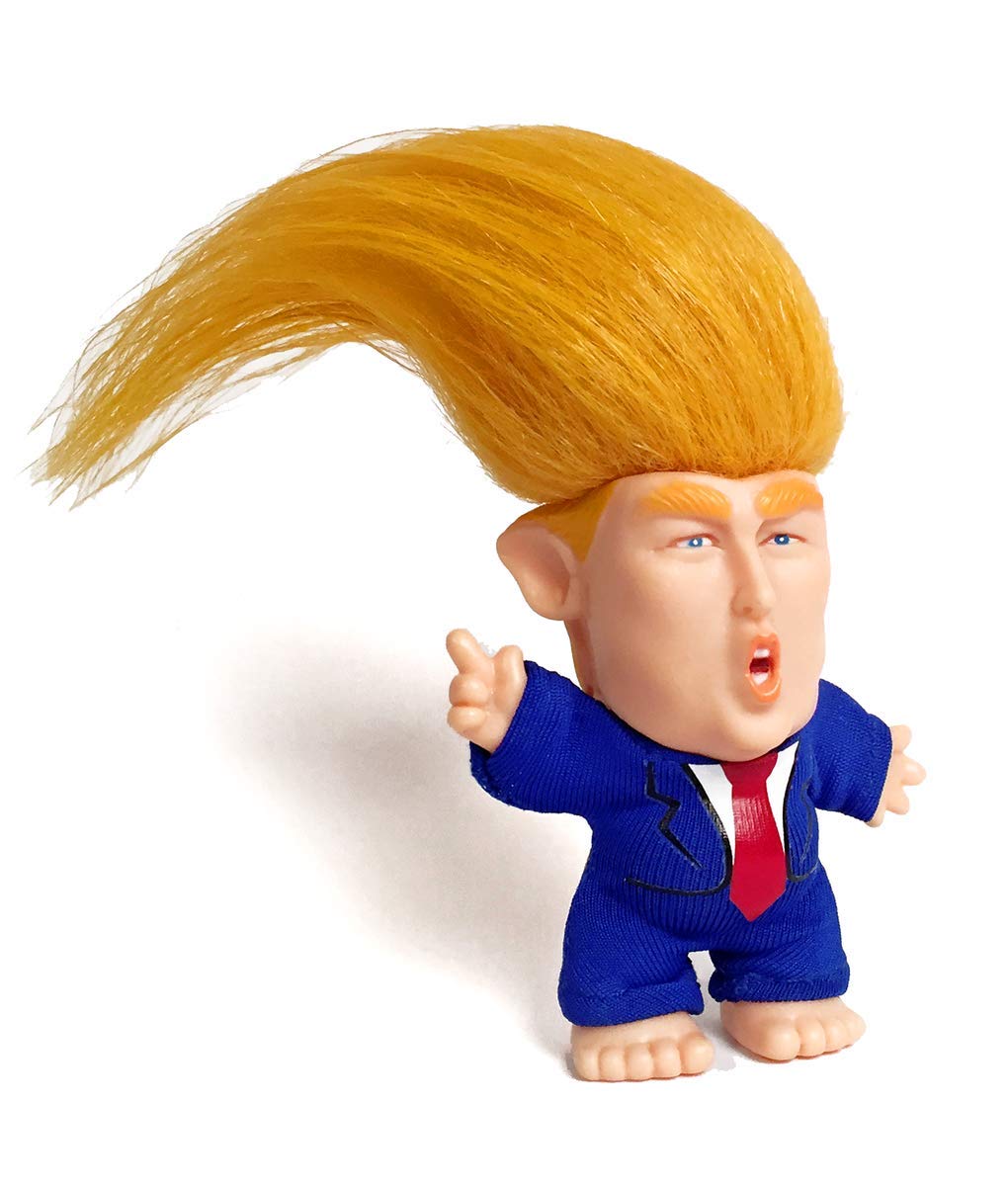 

Коллекционная кукла-тролль Masters Design Президент Дональд Трамп - Волосы для Главнокомандующего, Оранжевый, TY-001-125