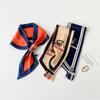 Luxury Brand Skinny Neckerchief Scarf For Women Satin Silk Ribbons Bandana Ladies Neck Tie Wrist Wrap Shawl Echarpe