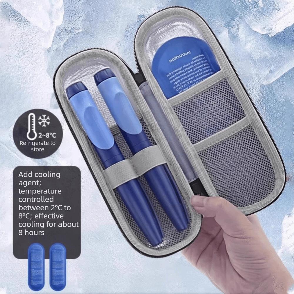 Waterproof Insulin Cooling Bag Oxford Cloth Insulin Vial Storage Case Outdoor