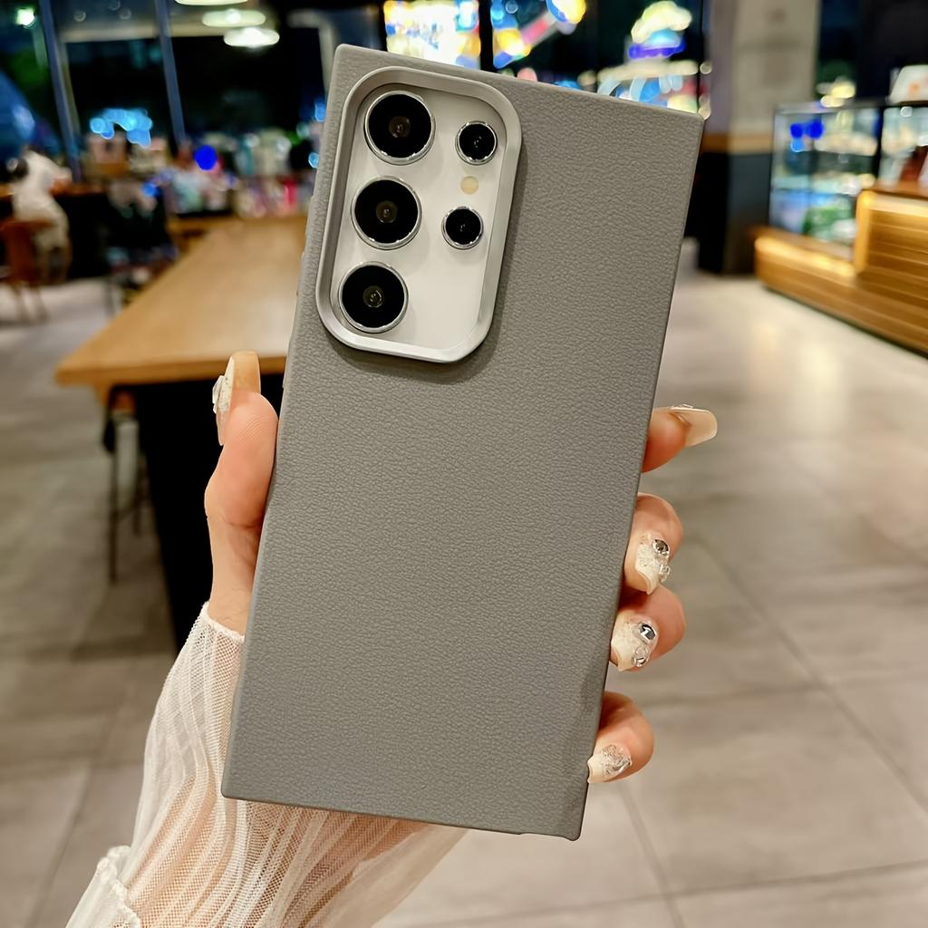Leather Texture Soft Case For Samsung A55 5G A54 A56 A52S A52 A35 A34 A36 A16 A15 A25 A22 A33 A32 A14 A13 A26 A06 A05 Case Cover