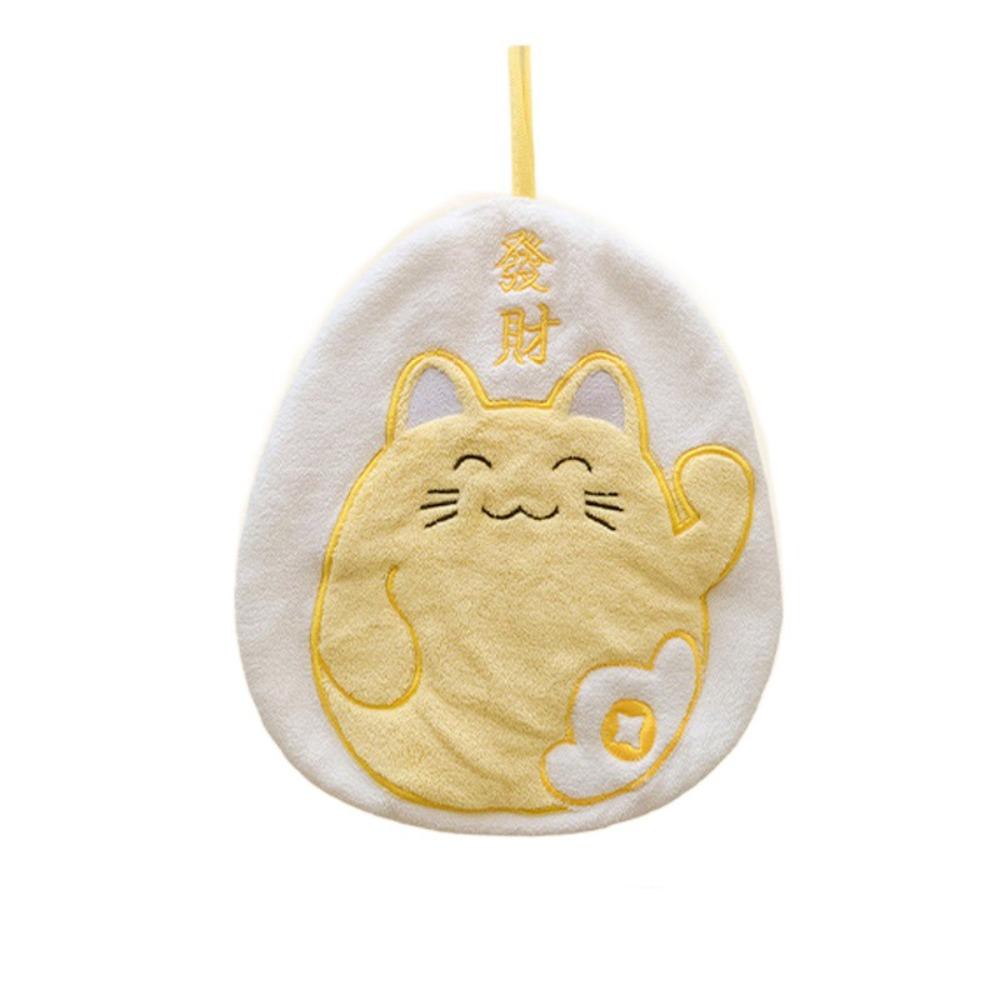 Cute Maneki-neko Dishcloth Cartoon Children's Handkerchief Shower Towels Bath Towel  Bathroom