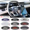 RVQX5 58x22mm Car Steering Wheel Sticker Aluminum Alloy Logo 5.8cm For Ranger Mondeo Ecosport Edge Focus Mk4 Escape Kuga Fusion