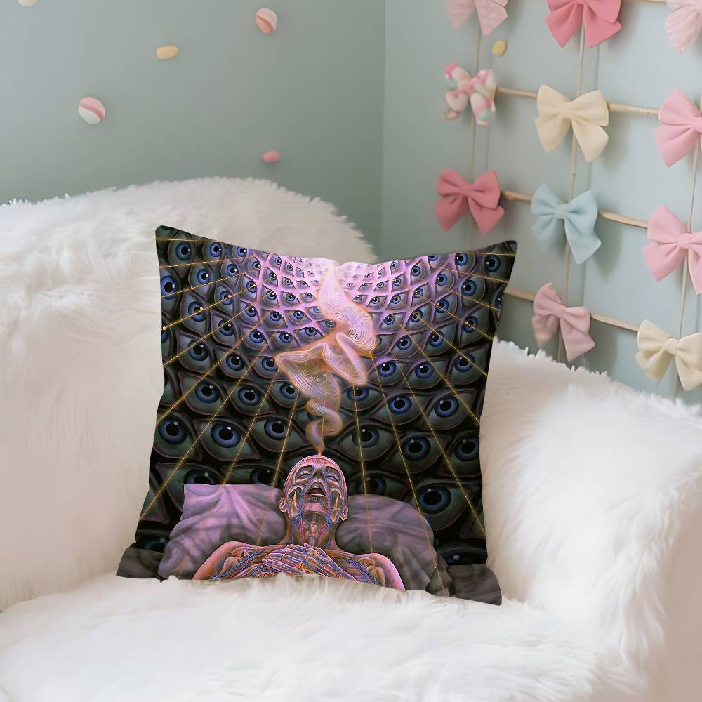 Aesthetic Art Alex Grey Case Plush Fabric Soft Pillowcase Double Sided Print Cushion Cover Household Gifts