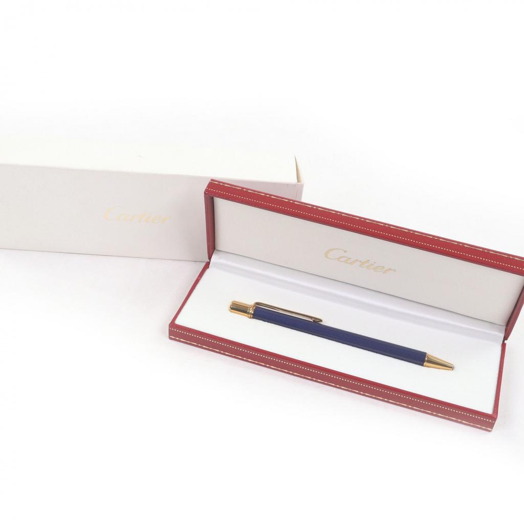 Excellent Cartier Ballpoint pen Must de Cartier Twist type blue Used