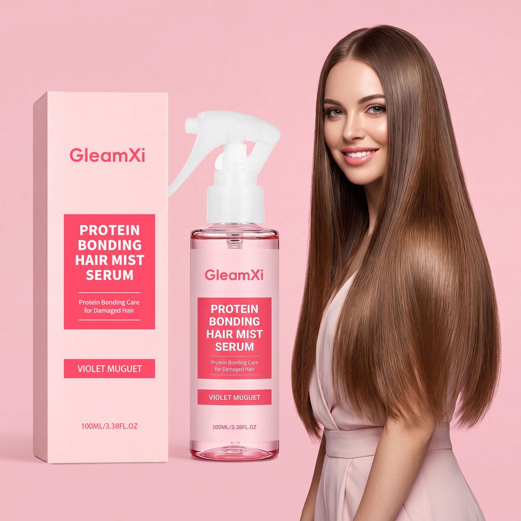 GleamXi Protein Repair Essence Spray Gentle Hair Care Volumizing Smoothing Treatment