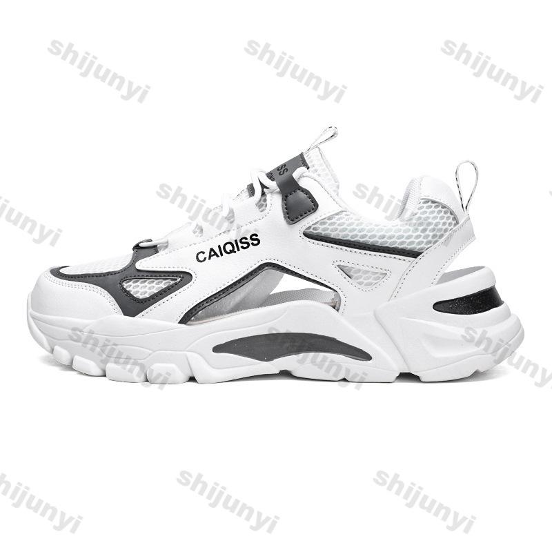 Fashion Couple Sports Sandals Summer Outdoor Fashion Lace Up Women Casual Shoes Breathable Comfortable Mesh Anti Slip Men's Beach Shoes