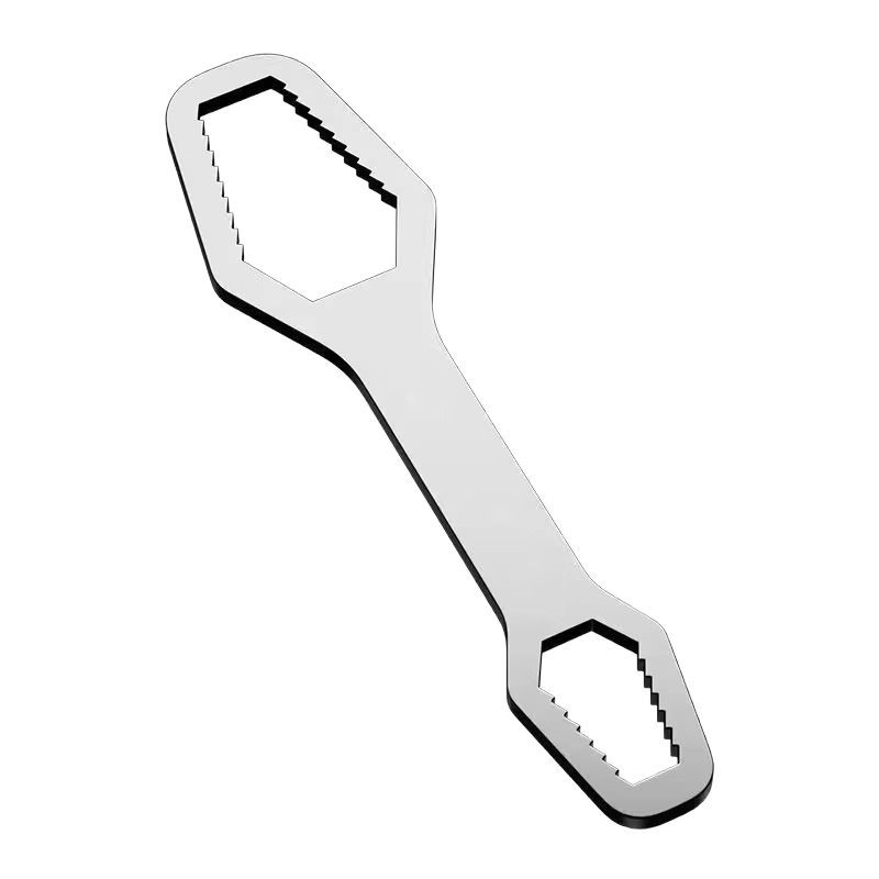 The Box Wrench Is A Multi-purpose Universal Double-head Self-tightening Spectacle Fixed Head Narrow Adjustable Wrench Tool