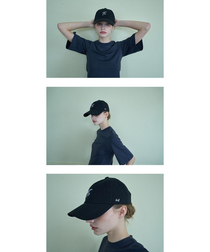 Onyueooun Symbol Logo Ball Cap (Black White)