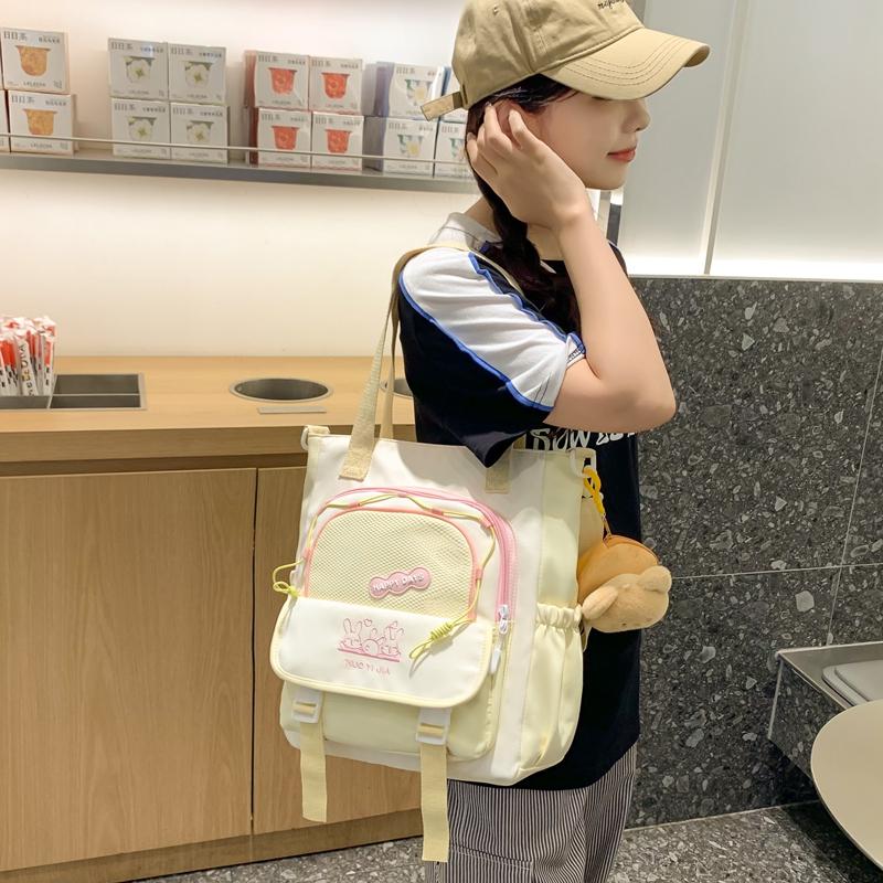 Сумка через плечо с цветными блоками — фото 19