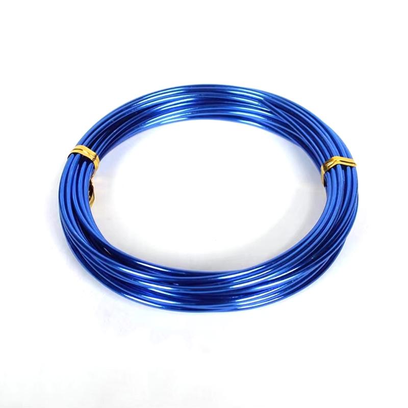 2-10Meters Aluminum Wire Color Painted Metal Cord for DIY Jewelry Making Findings Accessories 0.6/0.8mm/1mm/1.2mm/1.5mm/2mm/3mm