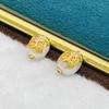 1Pc, Artificial Pearl Beads with Golden Butterfly Decor Accent, Fantasy Style Handmade Rice Beads for DIY Materials Accessories, Jewelry Making 8×12mm