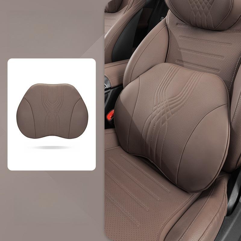 Her Mevsim Evrensel, Nefes Alabilen, Ergonomik Bel Kıvrımlı Koltuk Bel Desteği ile Araba Boyun Yastığı ve Bel Desteği