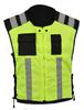 Colete de segurança para motocicleta Hi Vis Visibilidade Colete babador reflexivo