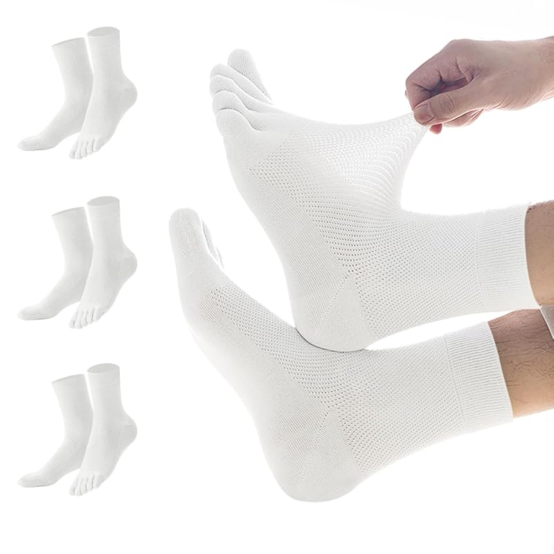 

[TSGarden] 5 finger socks men s five finger socks mesh structure cotton ventilation I can t get stuffy Sweat absorbent and quick drying Antibacterial