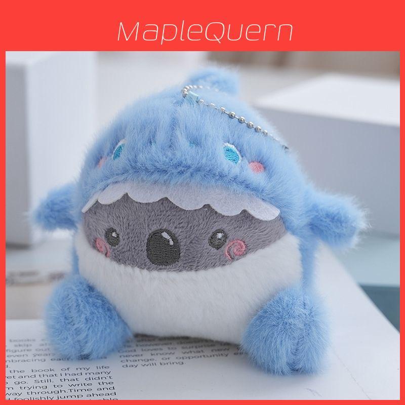 Plush Shark Keychain With Cute Expression For Backpack Decor And Kids Gifts