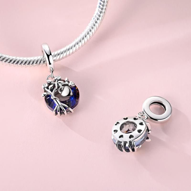 Charms Bead Copperlove Tree Of Life Dangle Pendant Fit Bangle Bracelet Necklace Diy Jewelry