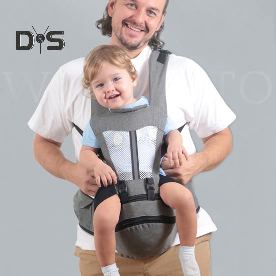 Ergonomische Babytrage mit Hüftsitz, Taillenhocker, verstellbare Trage für Neugeborene und Kleinkinder, für bequemes Stillen, sicherer, freihändiger Baby-Taillenhocker