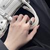 Peep Cat Ring Female Niche Design Sense Advanced Sense Cold Wind Dark Spice Girl Index Finger Ring Personality Ring