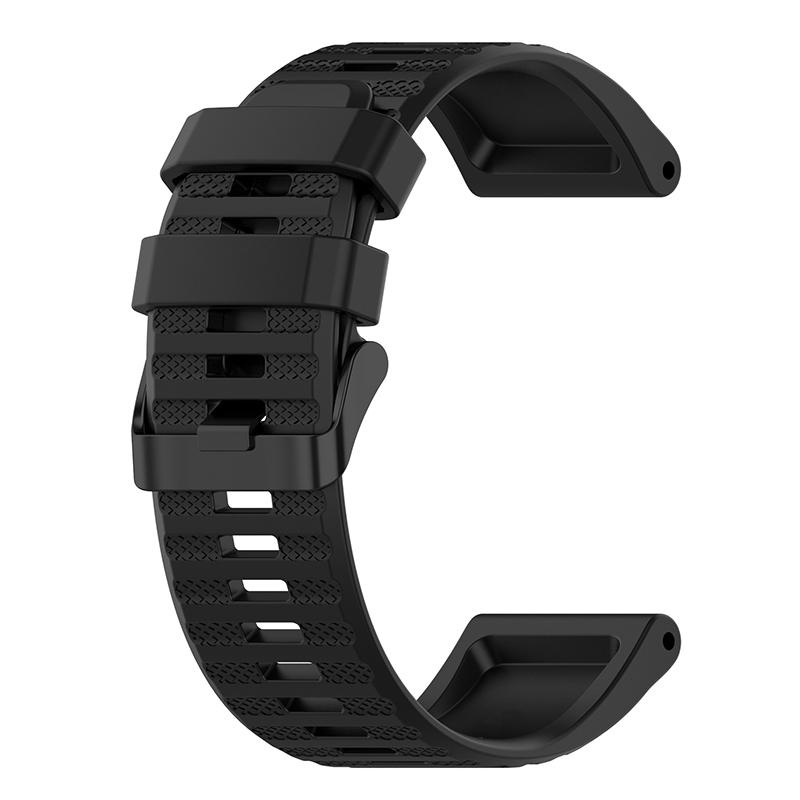 22mm Solid Color Silicone Watch Strap Wrist Band for Garmin Forerunner 570 47mm/Fenix 3 5 6 7/Descent G1/Forerunner 935/945/955