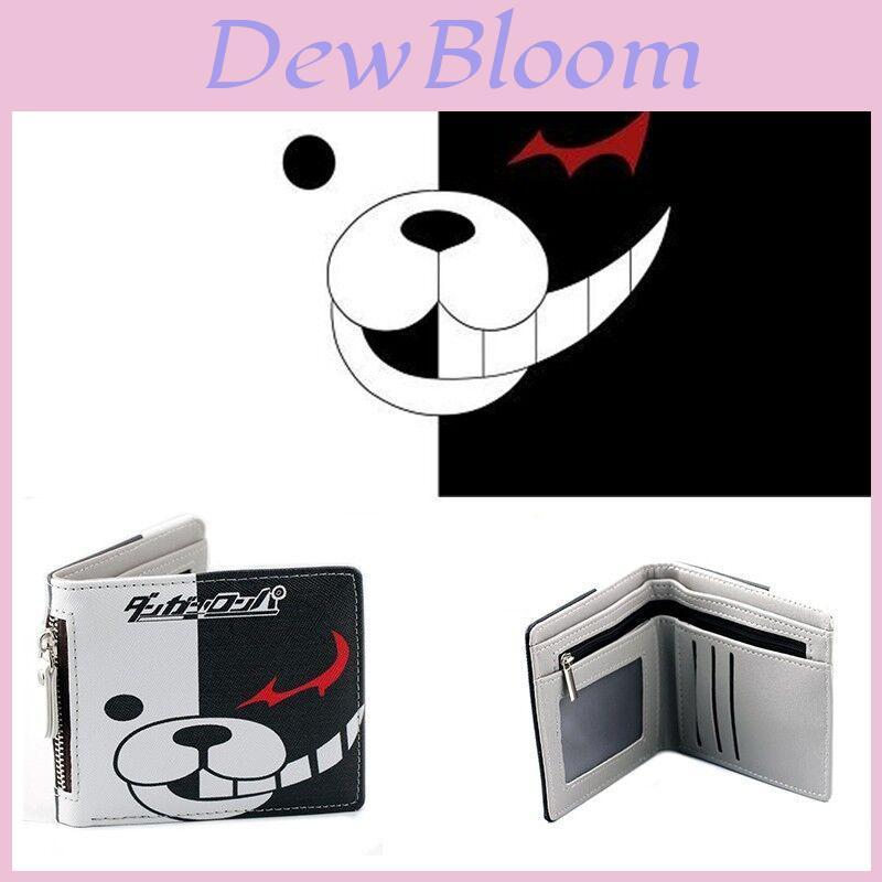 Monokuma Danganronpa Anime Cosplay Bifold Short Wallet Purse Holder Gift Collect