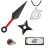 Available: Kakashi Mask, Naruto Kunai & Shuriken, Konoha Headband Set