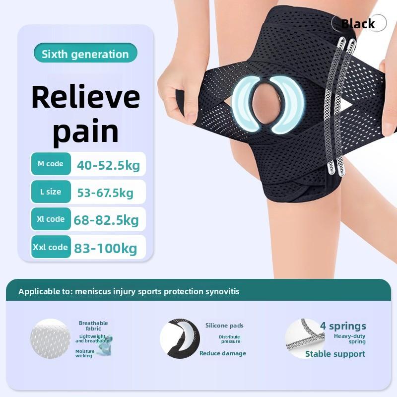 Summer Breathable Basketball Sports Protective Gear Patellar Knee Joint Cover Meniscus Sports Running Hiking Knee Guard