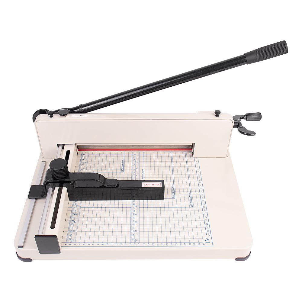 858A4 Heavy Duty Paper Cutter: Sharp Blade Trimmer for Cutting up to 400 Sheets