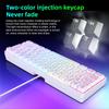 K401 מקלדת גיימינג קומפקטית 61 מקשים RGB