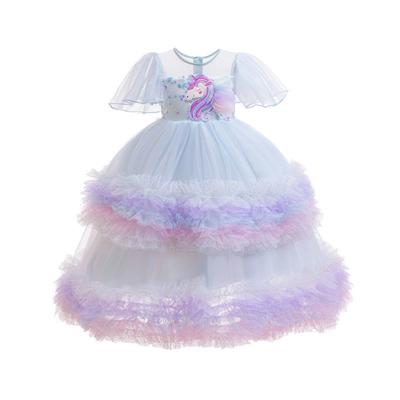 Buy Baby Girl Princess Dress Unicorn Birthday Party Long Gown Wedding Dresses  5 To 14 Years at affordable prices  free shipping, real reviews with  photos  Joom