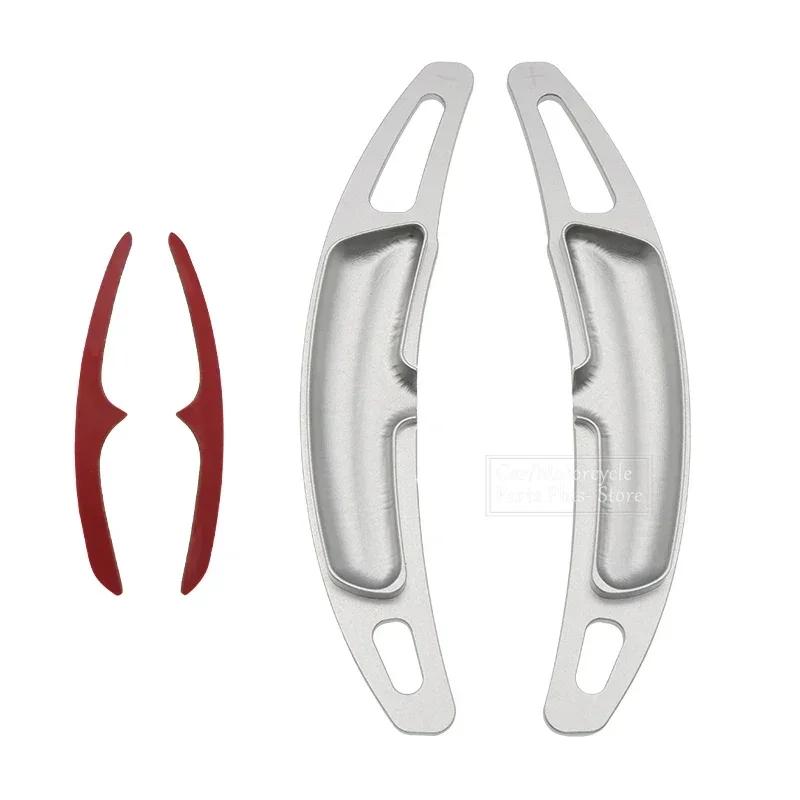 Car Steering Wheel Shift Paddle for Porsche Macan Panamera for Porsche Cayenne 911 718 918 Gear Extend Shifters Sticker DSG серебряный