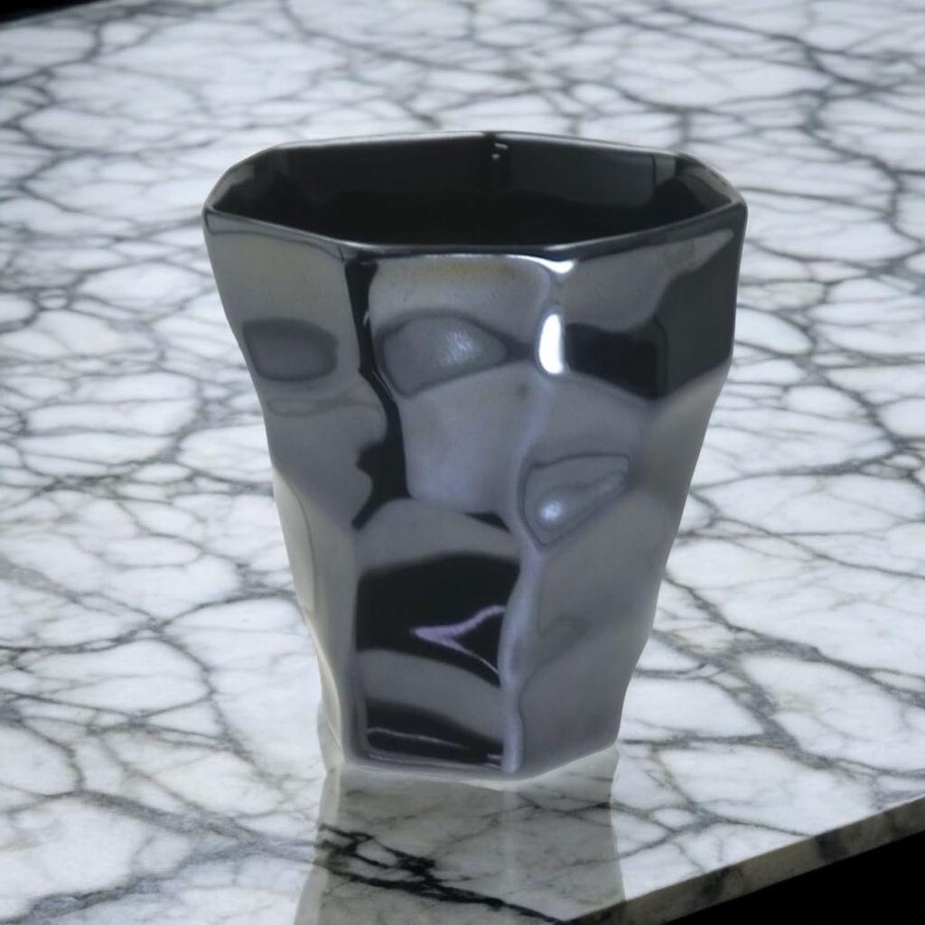 Metallic Rock Dishwasher Made in Japan J-kitchens Cup, 360ml, Safe,