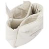 Prada Enamel Triangle Logo Magnetic Closure Soft Lambskin Mini Handbag Women handbags White 1BA359_2DYI_F0009_V_OVO