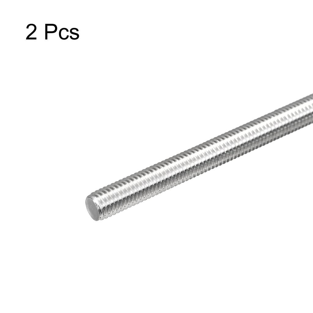 uxcell Full Threaded Rod, Right Threaded Rod, Rod Stud 304 Stainless Steel, M8 X