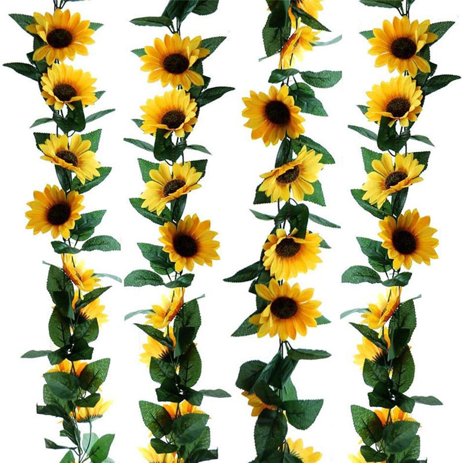 

Подсолнух Искусственный цветок Пластиковая имитация цветка Украшение виноградной лозы Имитация подсолнечника One Size жёлтый