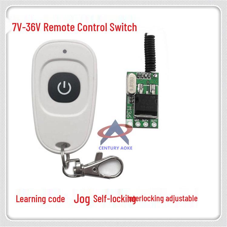 Versatile Remote Control for 7V-36V Wireless Monitoring & Electric Locks Single Remote Control Switch