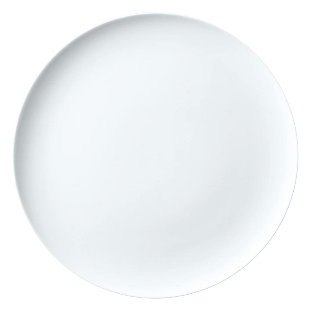 Noritake Grandir Flat Plate, 27cm, Microwave and Dishwasher Safe, White, Fine Porcelain (Premium White), 1657L/98924