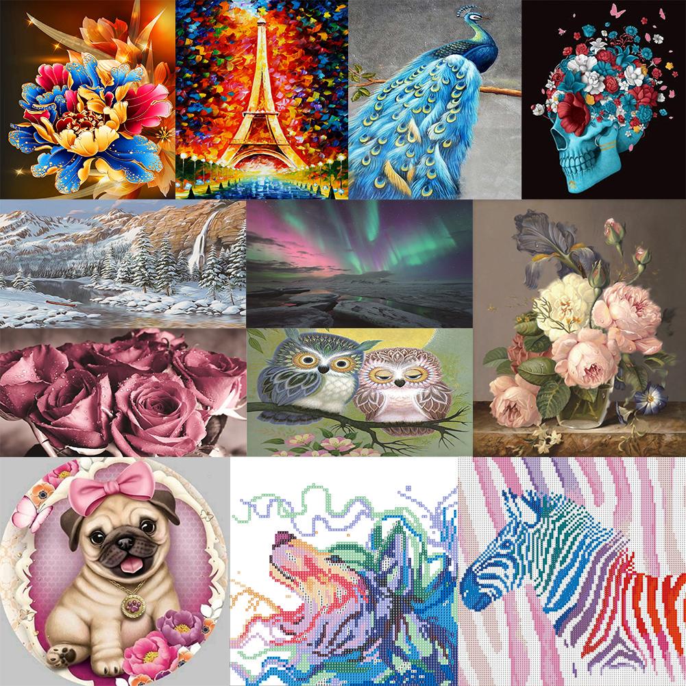 Buy 5D DIY Full Drill Diamond Painting Embroidery Cross Stitch Mosaic ...