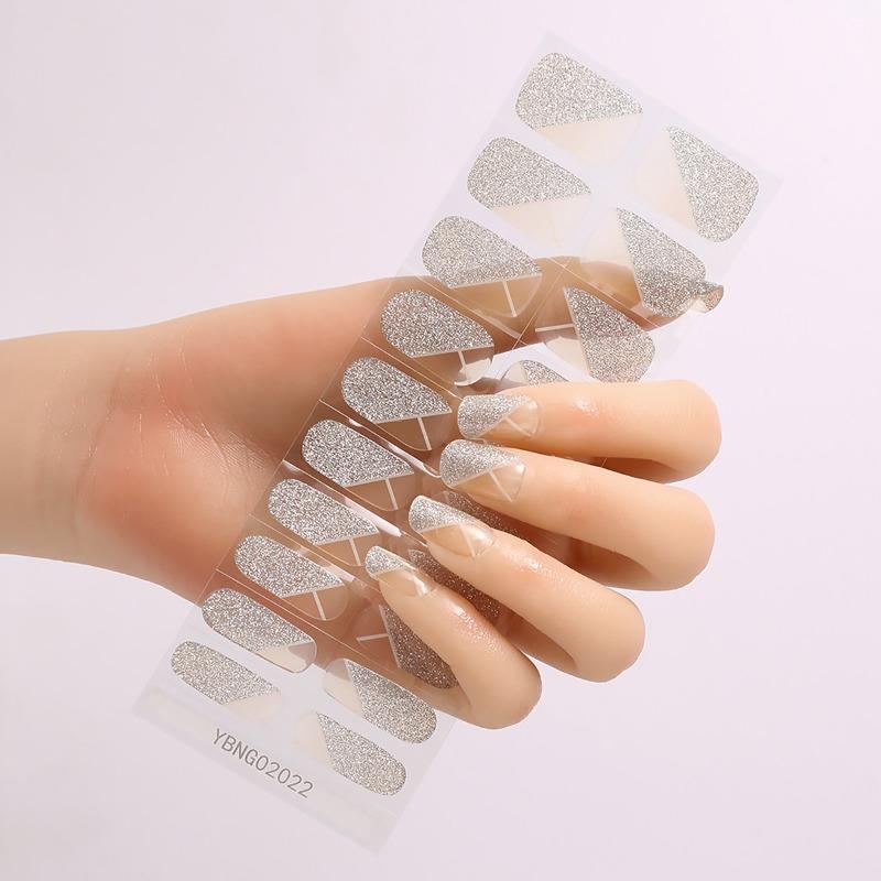 Semi-curing Light Therapy Nail Stickers Gel Nail Stickers Semi-curing Light Lamp Nail Stickers Harden, Last Long and Are Waterproof