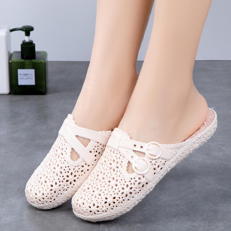 

Summer Cave Shoes, Cool Slippers, Slip Resistant and Breathable for Outdoor Wear, Fashionable Home Bathroom Women s Slippers 41 білий