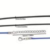 10pcs/Lots 1.5/2mm PU Leather Bracelet Cord  Kit Wax-Coated Braided Strings With Charms for Bracelet Jewelry Making Supplies