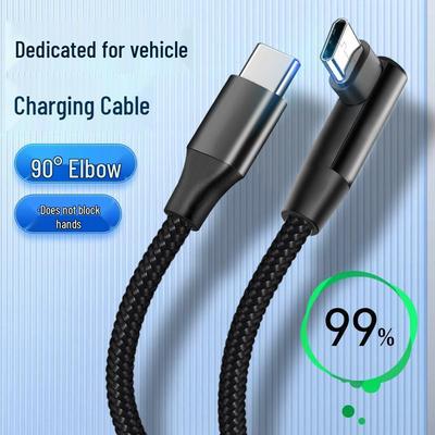 Dual-Head Type-C PD Fast Charging Cable for Huawei, Xiaomi, MacBook and Universal Laptops.
