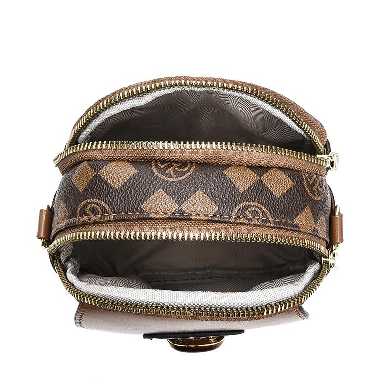 Bag Female Messenger Bag 2025 New High-value Mobile Phone Bag Mini Small Bag Female Versatile Flower Exquisite Messenger