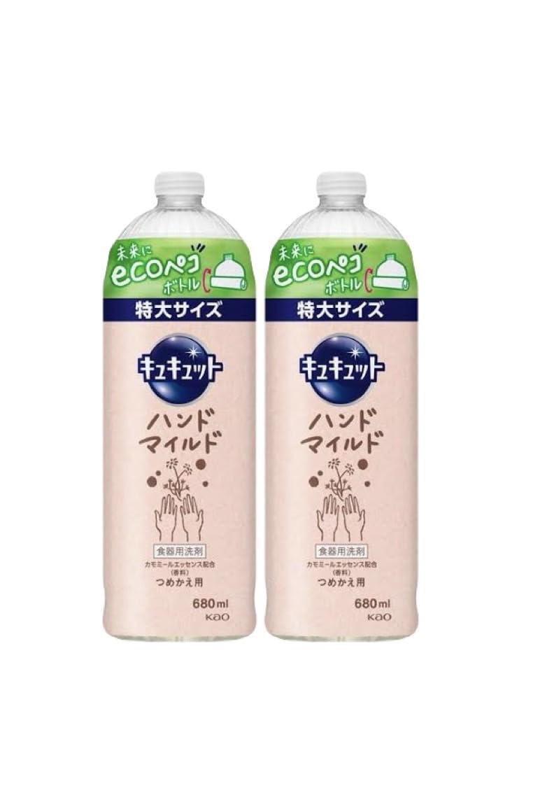 

Kao CuCute Hand Mild Chamomile Refill Extra Large 680 мл x 2 Set [Оптовая закупка]